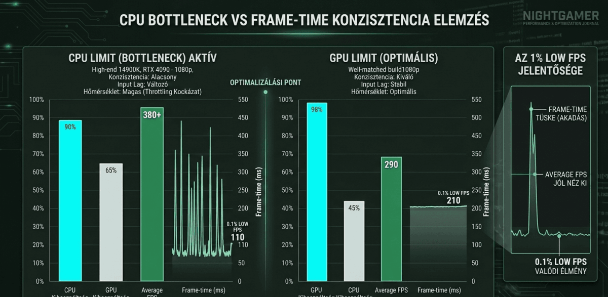 ​CPU Bottleneck és Frame-time Konzisztencia: A Teljesítmény Optimalizálásának Új Határai