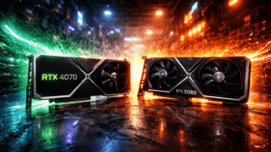 RTX 4070 és RTX 3080 videokártyák összehasonlítása modern gaming környezetben