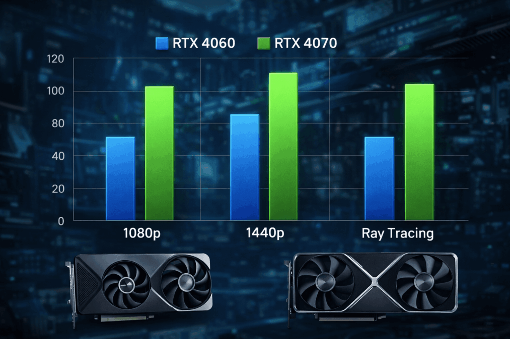 RTX 4060 vs RTX 4070 – Melyik videokártyát érdemes választani gamingre?