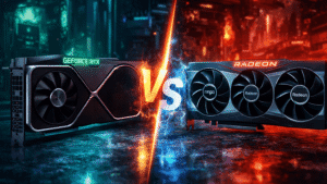 RTX és Radeon videokártya összehasonlítás futurisztikus gaming környezetben