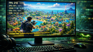 fortnite pc teljesítmény teszt unreal engine 5 grafika