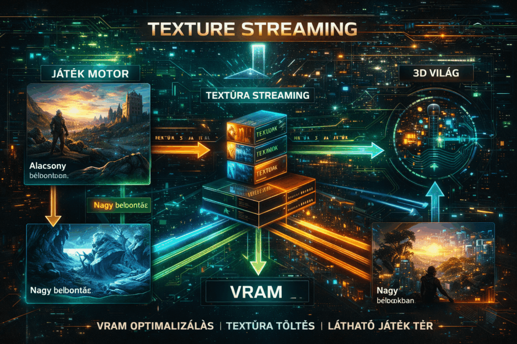 Mi az a texture streaming és hogyan befolyásolja a játékok teljesítményét?