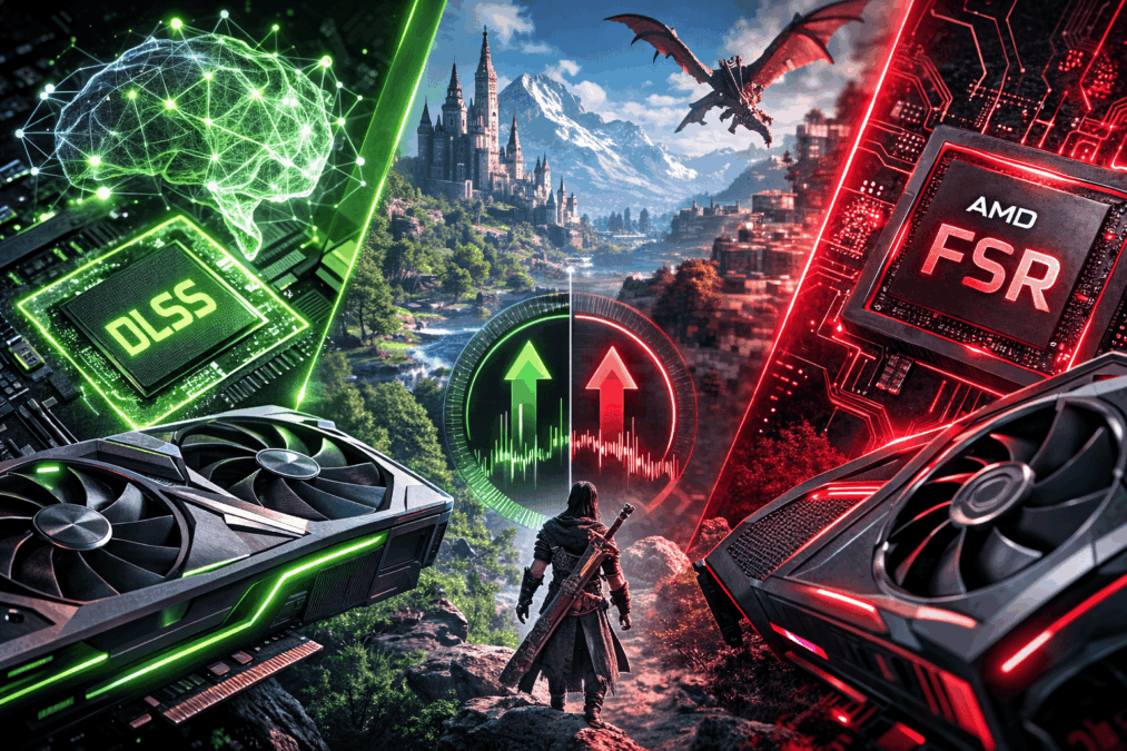 Cím: DLSS vs FSR: melyik technológia ad több FPS-t a modern játékokban?