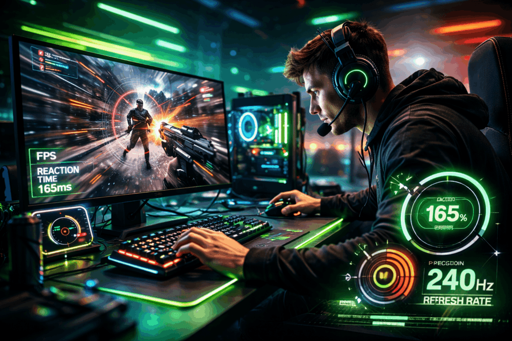 FPS játékok és reakcióidő: miért számít minden ezredmásodperc a kompetitív lövöldözős játékokban