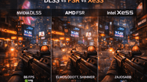DLSS FSR XeSS összehasonlítás játék közben grafikai különbségekkel