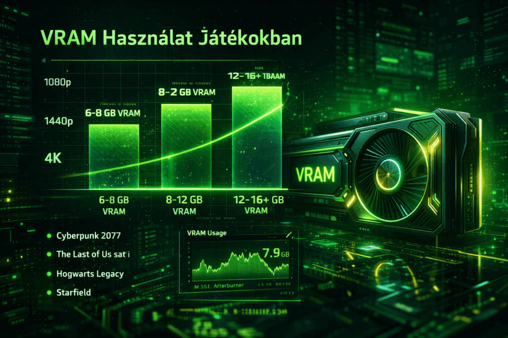 VRAM használat játékokban