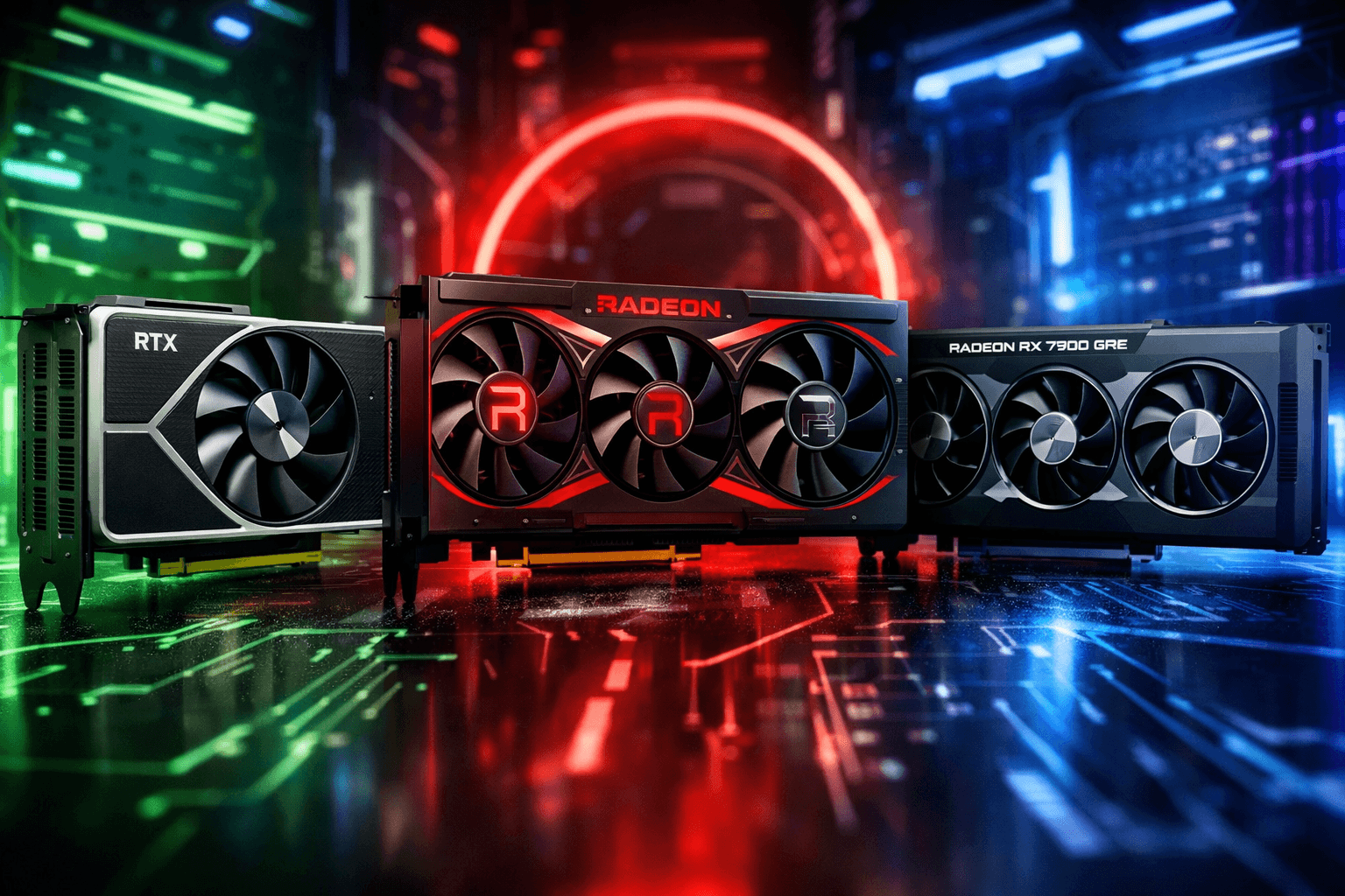 modern gaming videokártyák összehasonlítása neon technológiai környezetben