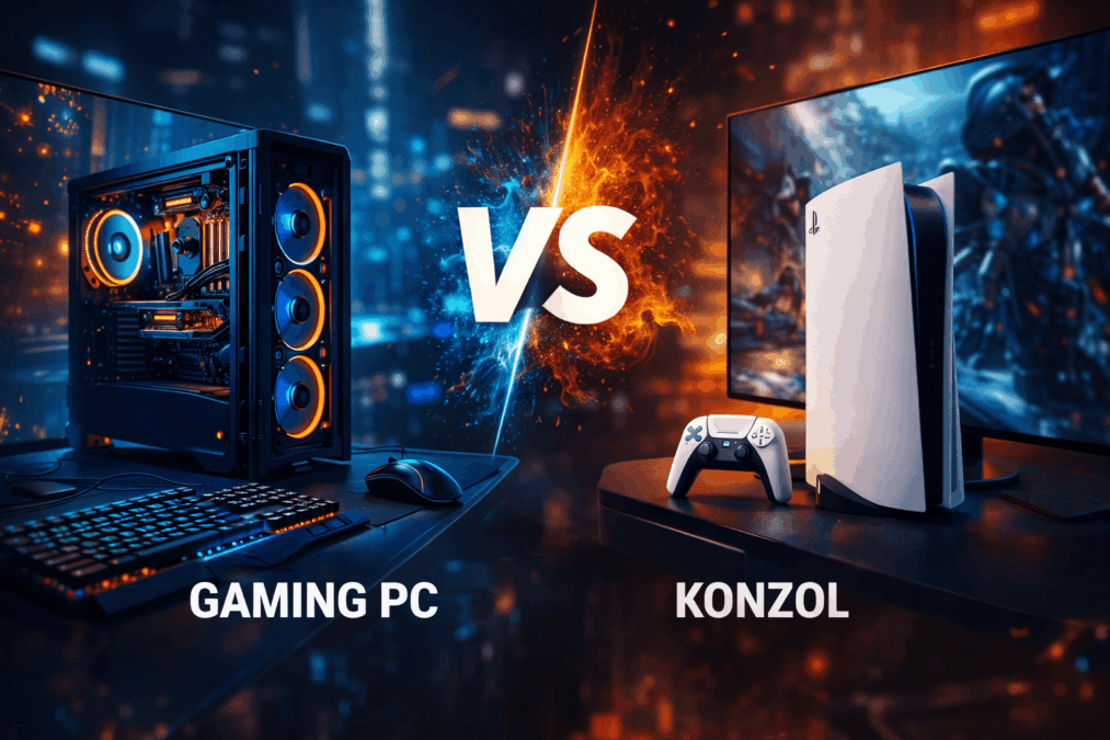 Gaming PC vs konzol 2026 – melyik éri meg valójában?