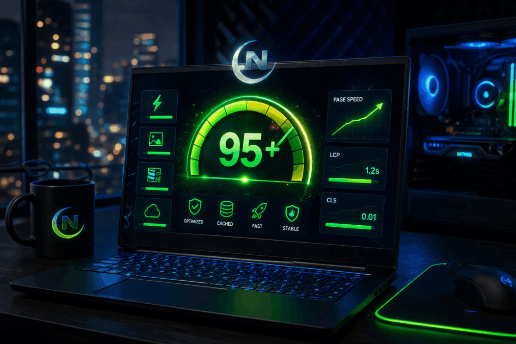 Miért gyorsabb a Nightgamer Magazin, mint a legtöbb gamer oldal? A 95+ PageSpeed mögötti valóság