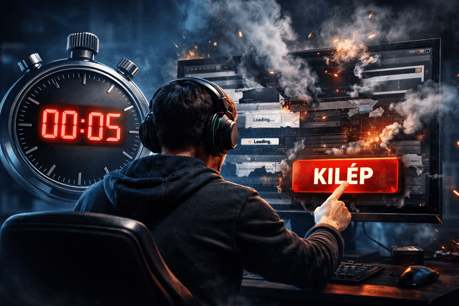 gamer felhasználó kilép weboldalról 5 másodperc után lassú betöltés miatt