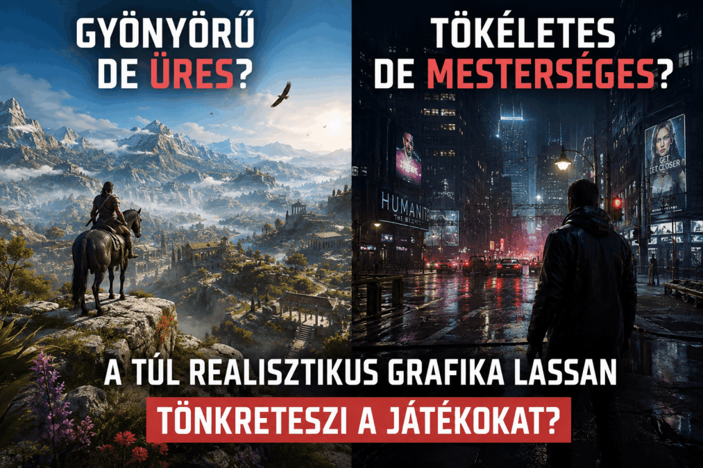 Túl realisztikus grafika játékokban – ezért érződnek üresnek a modern játékok