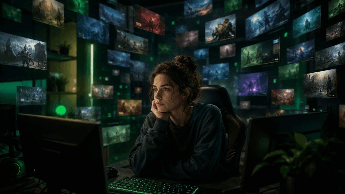 A gamerek nem unatkoznak, hanem belefulladnak az új játékokba