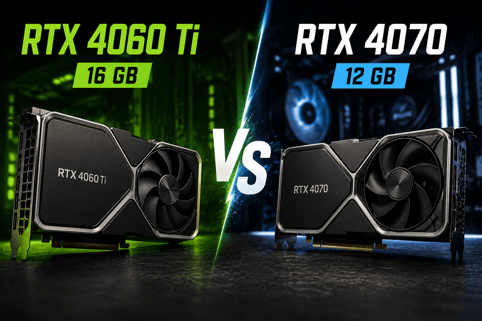RTX 4060 Ti vagy RTX 4070 videokártya összehasonlítás