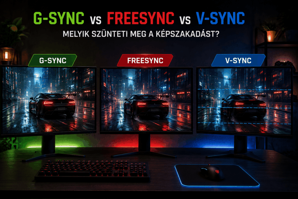 G-Sync, FreeSync vagy V-Sync? Néha egyetlen rossz kapcsoló teszi tönkre az egész képet