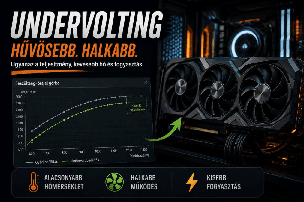 Forró és hangos a videokártyád? Az undervolting többet segíthet, mint hinnéd