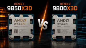 Ryzen 7 9850X3D vs 9800X3D processzor összehasonlítás